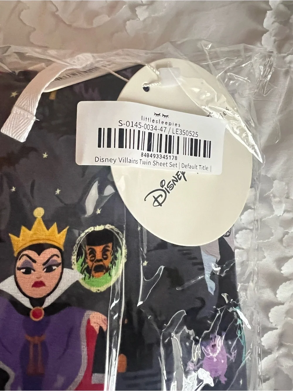 Little Sleepies Disney Villain Twin Sheets